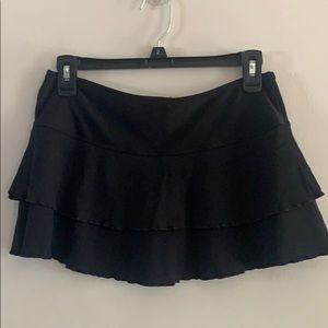 Body glove black mini skirt